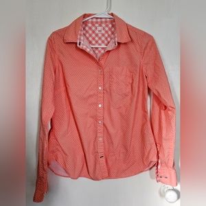 Jcp light orange button down size medium